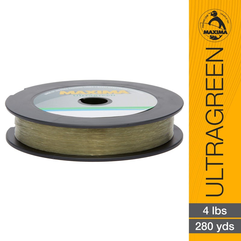 ماكسيما Maxima Fishing Line Moss 4 One Shot Spool، Ultragreen، 4 رطل/280 ياردة، أخضر - Image 2